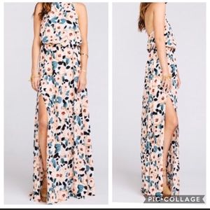 Show me your Mumu heather halter maxi